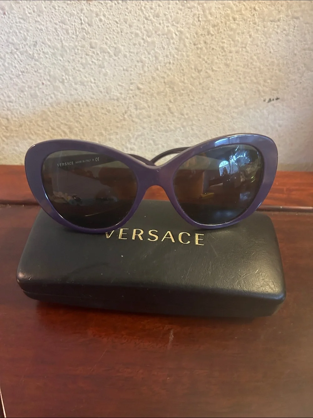 Versace | Accessories | Versace Purple Cateye Sunglasses  display picture 1